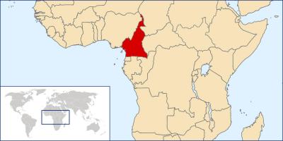 Mapa ng Cameroon lokasyon