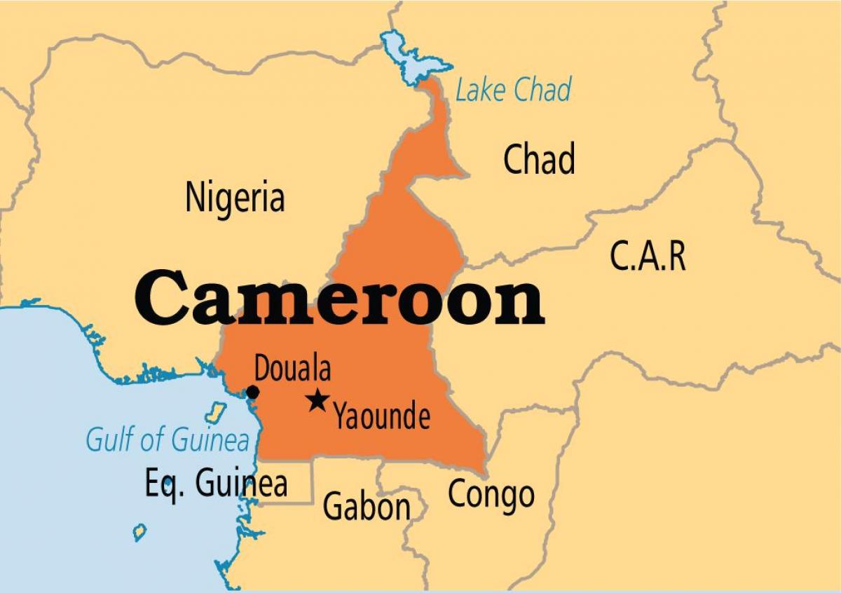 Mapa ng yaounde Cameroon